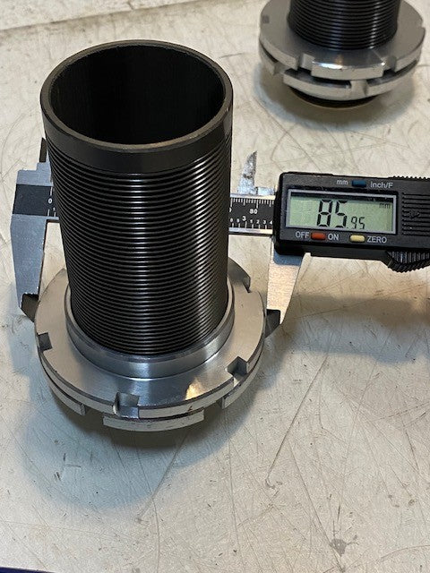 2 Quantity of Coilover Sleeve Kit 4-7/8" Long 50mm ID 56mm OD 6-Teeth (2 Qty)