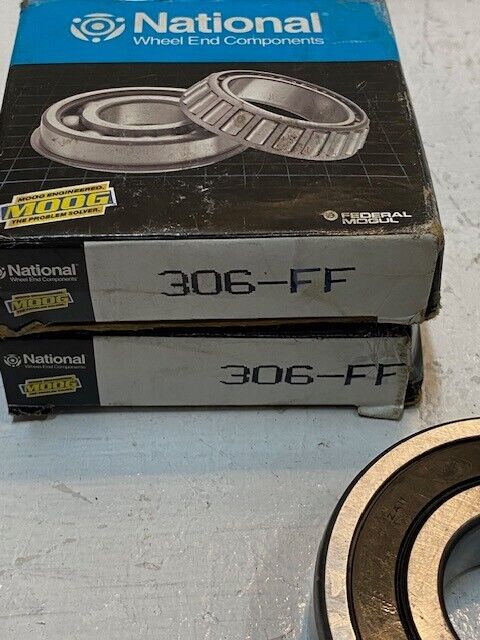 2 Quantity of National MOOG Federal Mogul Wheel Bearings 306-FF (2 Quantity)