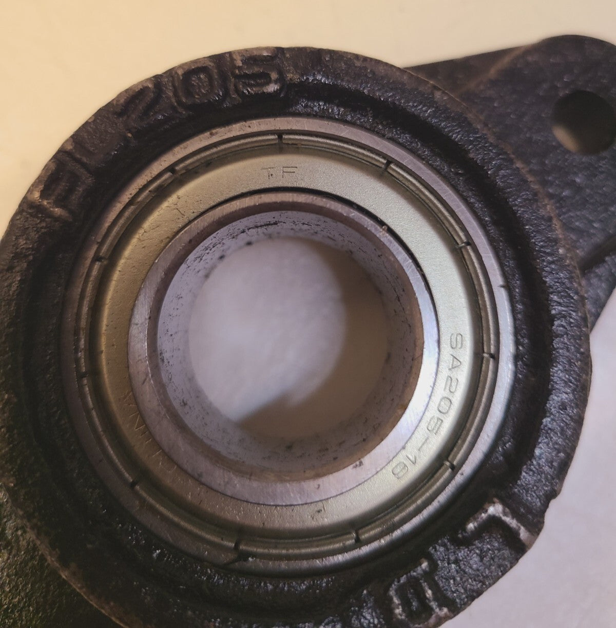 3 Quantity of TF 2-Bolt Flange Bearings 1" FL205 | SA205-16 (3 Qty)