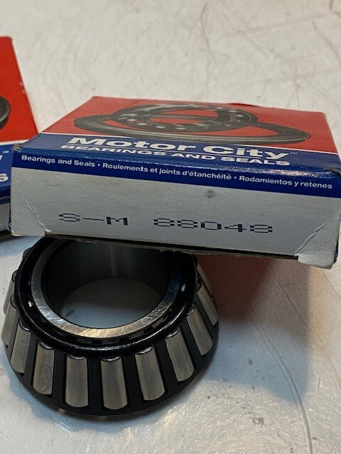 2 Quantity of Motor City Tapered Roller Bearings S-M-88048 (2 Quantity)