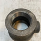 UFF Black Pipe Fitting Reducing Tee Cast Iron 2" x 1-1/2" 300 Psi C128