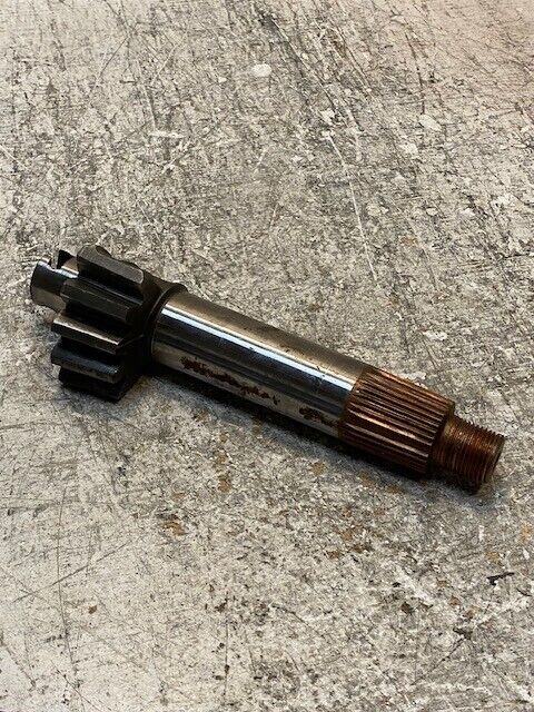 Double Steering Sector Pitman Shaft 8-3/4" Long 22mm Thread 32-Spline 35mm OD