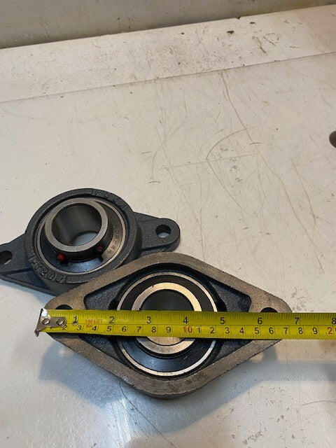 2 Quantity of PEER 2-Bolt Flange Bearings FT208 UC208-24 | 38mm Bore (2 Qty)