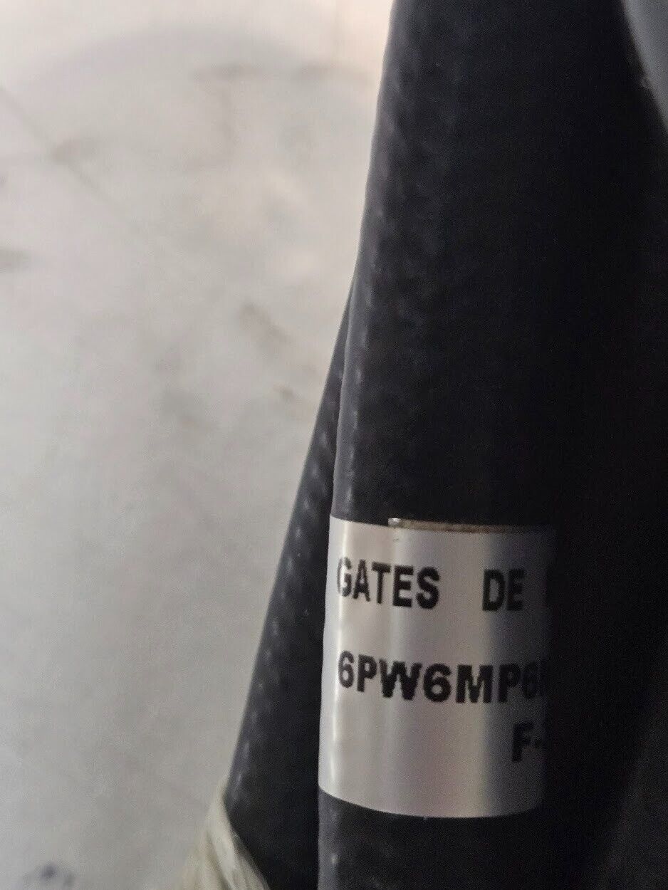 Gates Pressure Washer Hose Assembly 6PW6MP6MPX600BR 50' Long 3/8" Hose 3/8" MPT
