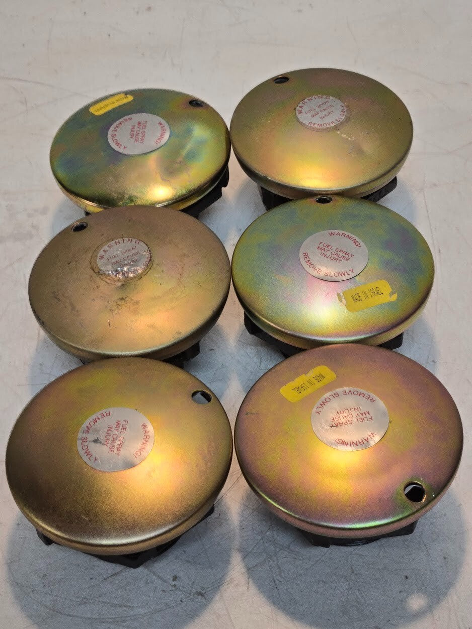 6 Quantity of Vented Fuel Caps | 2" Thread 3" Hex | SK-135 | 0402 | 0301 (6 Qty)