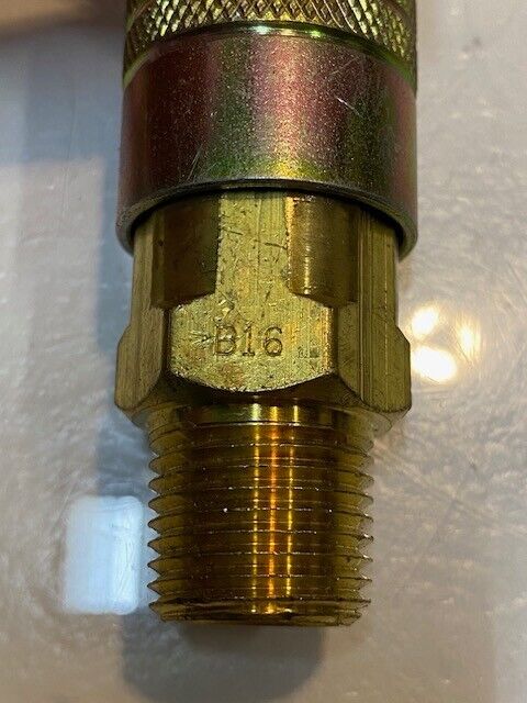 Parker B16 Quick Coupler Fitting 21mm Male End 30mm Female End