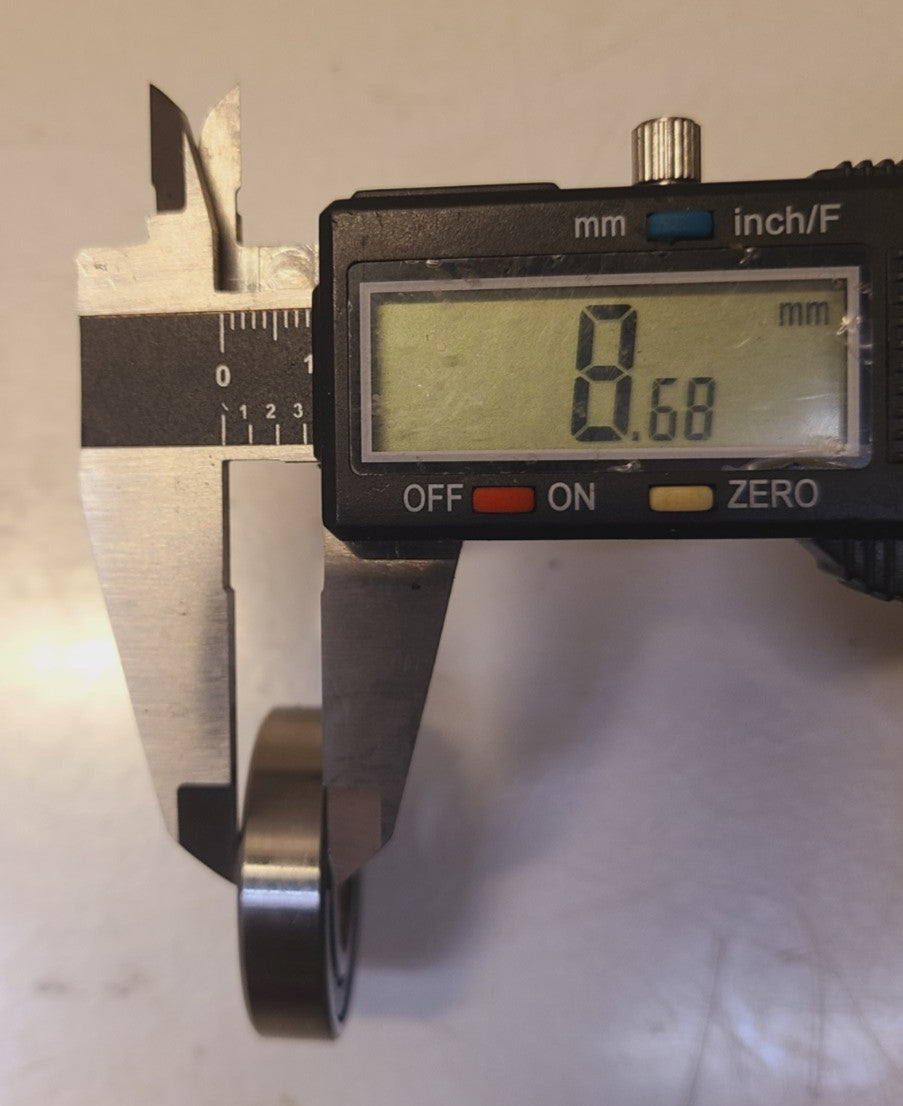 10 Quantity of Sealed Radial Ball Bearings R10RS (10 Qty)