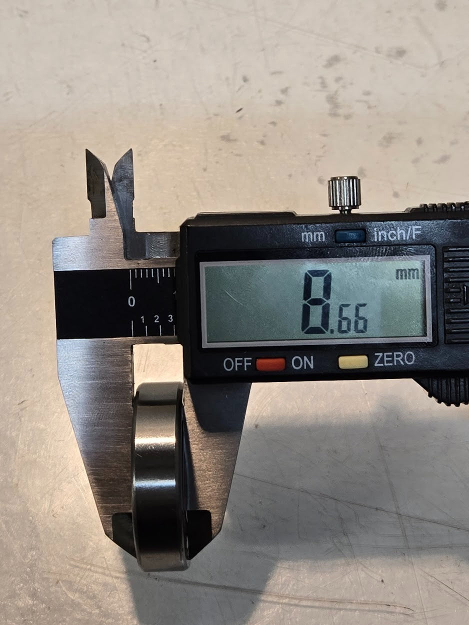 9 Quantity of Metal Shielded Bearings R10Z | 1-3/8" OD x 5/8" Bore (9 Qty)