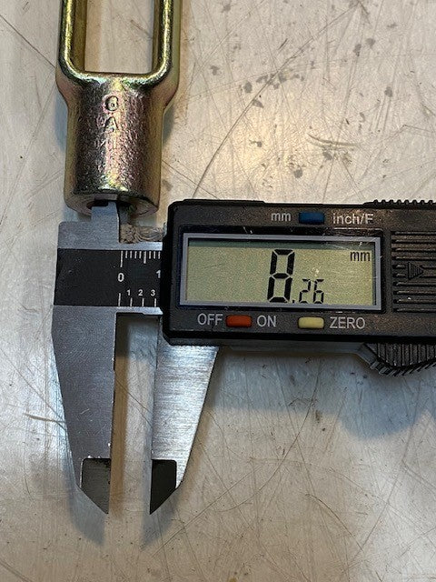 4 Qty of Yoke Clevis Ends 6A | 045720-7620 | 3-3/8" L 13mm Bore 8mm ID (4 Qty)