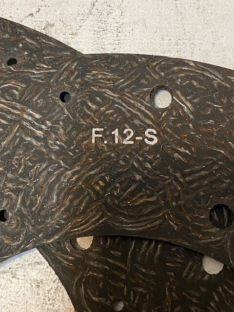 5 Qty of Clutch Plates F.12-S, 00011668, FD11837-001, 13" OD 7-1/8" Bore (5 Qty)