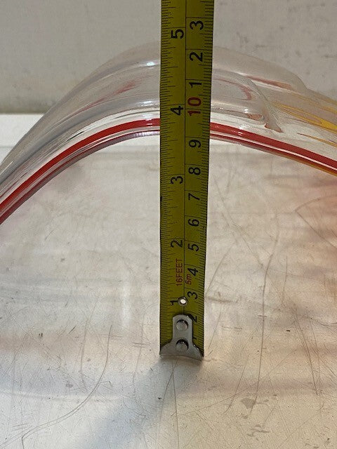 GTS Flamed Tail Light Cover 13" L x 12" W x 4" H