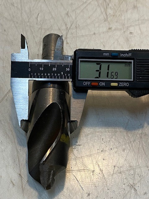 HS 1-1/4" Drill Bit 5-1/4" Long 19mm End 32mm OD