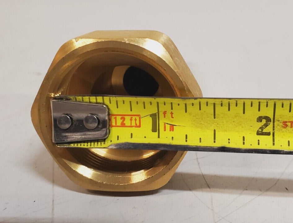 5 Qty. of Brass Thermowells 3.5" Stem Length x 1-1/4" OD (5 Qty)