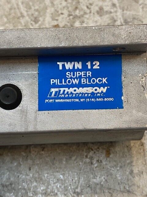 2 Qty of Thomson TWN 12 Super Pillow Blocks 4-1/2" x 2-3/4" 19 mm ID (2 Qty)