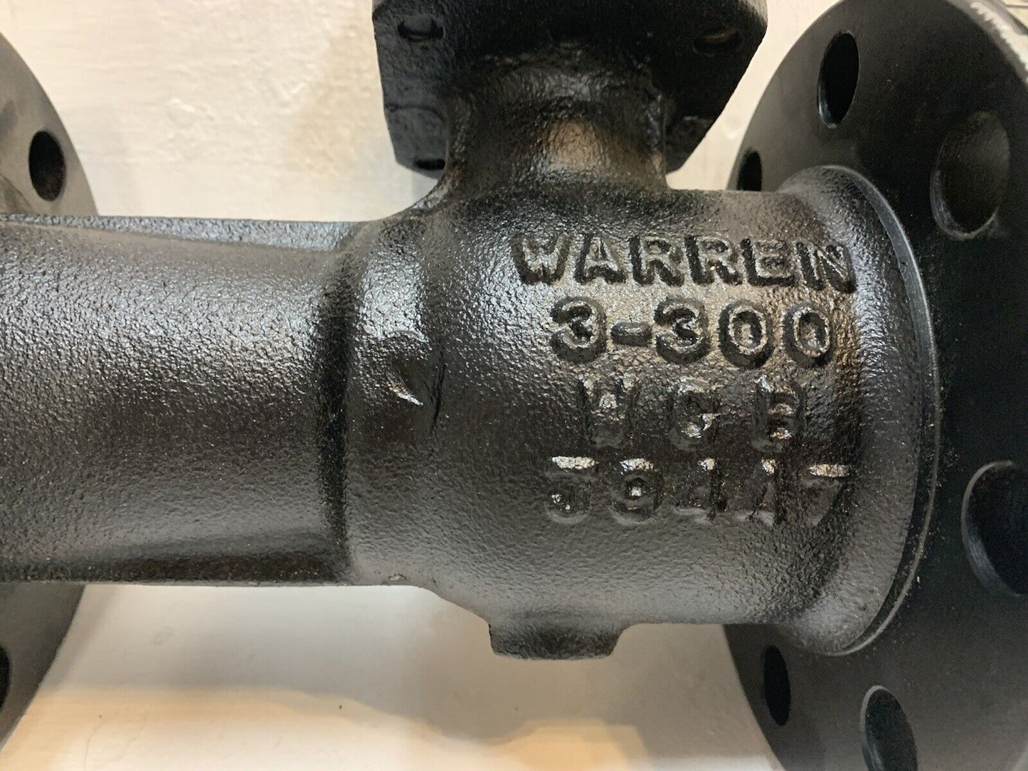 Warren 3” Swing Check Valve 3-300 WCB J94A7 | F316 Ball | 5305FS | YS19101064