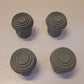 4 Quantity of Lumex Rubber Tips #19 Gray LX9100 (4 Qty)