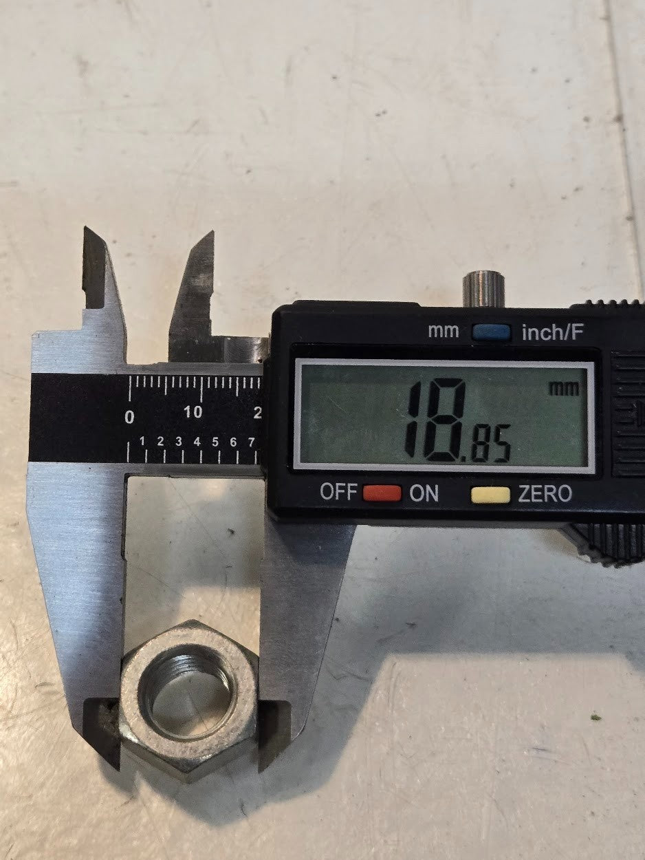 50 Quantity of Case 232-4118 Lock Nuts | 1/2"-13 | 3/4" Hex Size (50 Quantity)