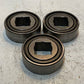 3 Quantity of W211PP3 Bearings 39mm Bore 100mm (3-7/8") OD 33mm Thick (3 Qty)