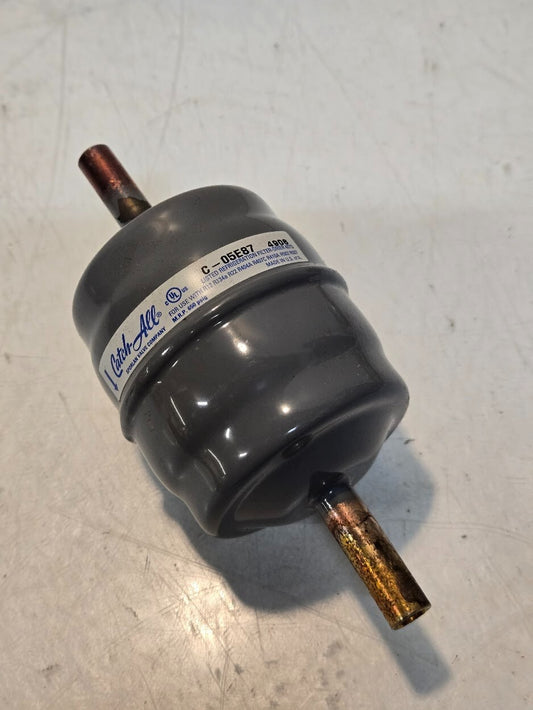 Sporlan Valve Catch-All C-05E87 4908 Refrigerant Filter-Drier 1/4" Inlet/Outlet