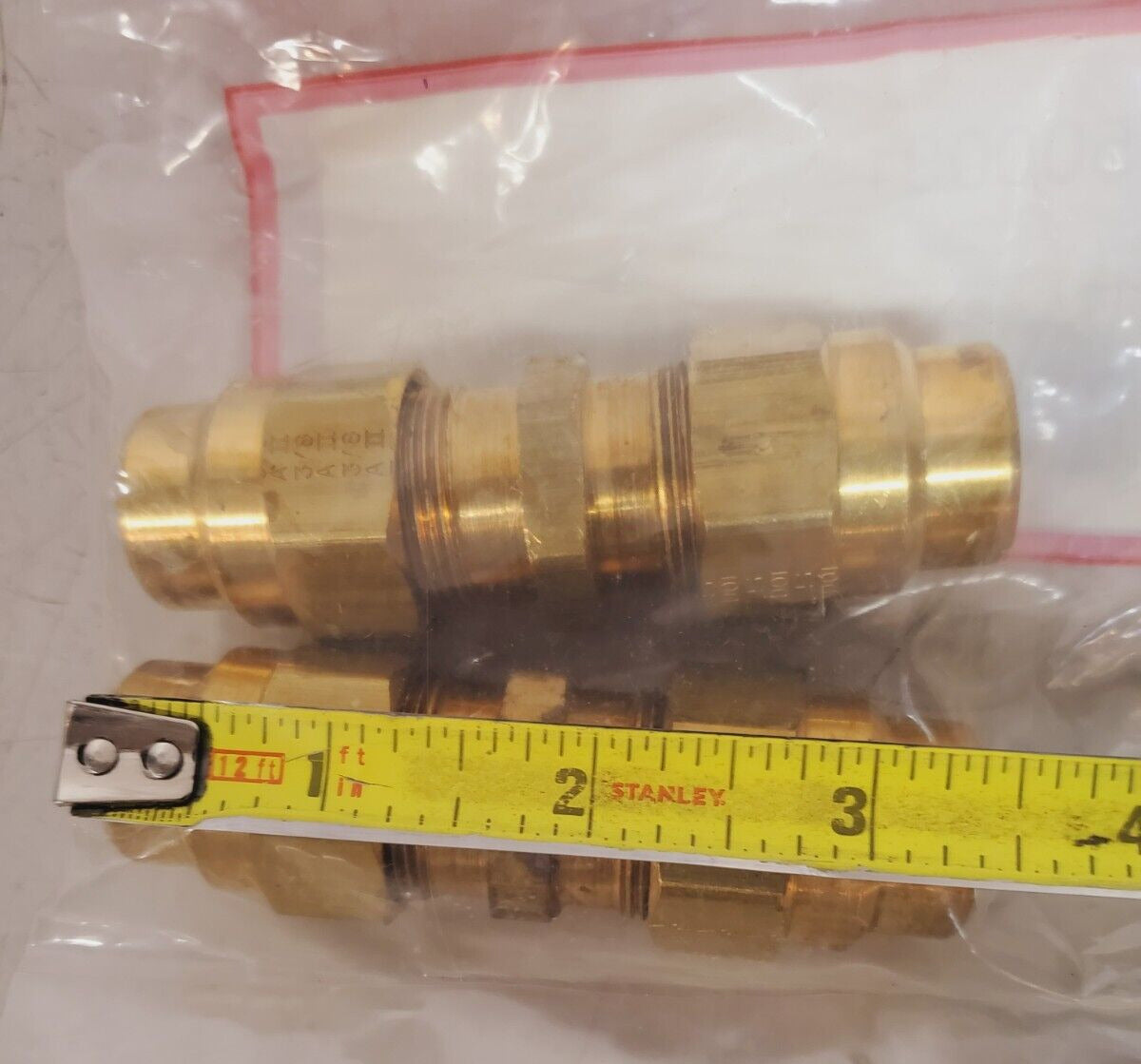 2 Qty. of Velvac Reusable Air Hose Fittings Union Assembly 3/8" | 500031 (2 Qty)