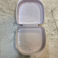 Approx 200 Quantity of White Retainer/Denture Cases in Box 19x17x19in (200 Qty)