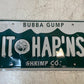 Bubba Gump Shrimp Co. It Hap'ns License Plate 09F-0669