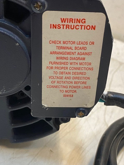 AC Motor 004153 | 5-1/2" Diameter 9-1/2" Long 13mm Shaft