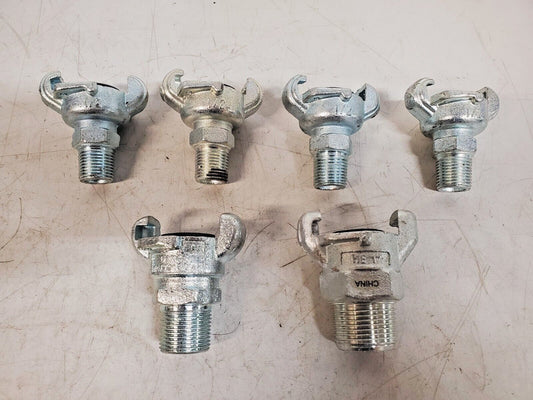 6 Quantity of Dixon & Other Brands Mix Sizes Air King Valves Male End (6 Qty)