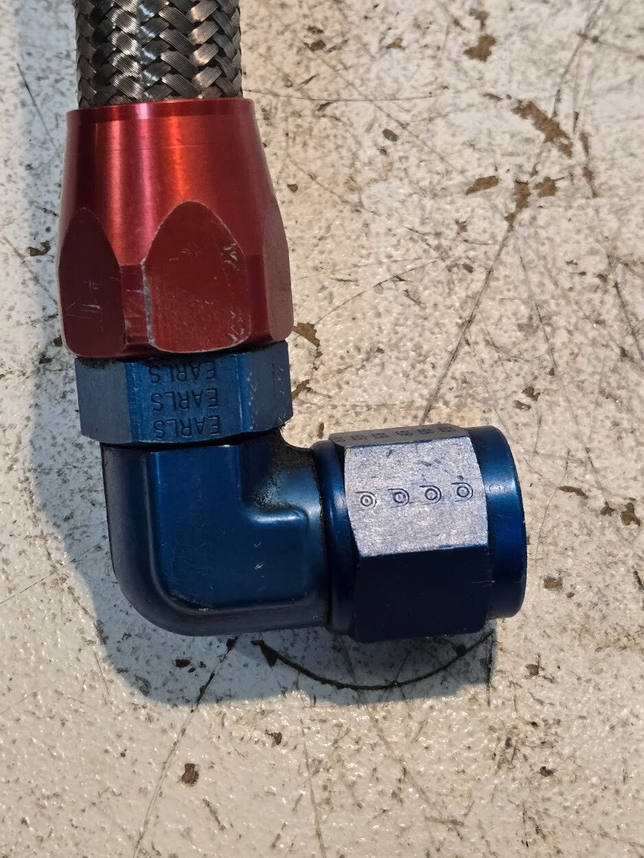 Earls Braided Line 18" 45 and 90 Degree Ends ES8B1