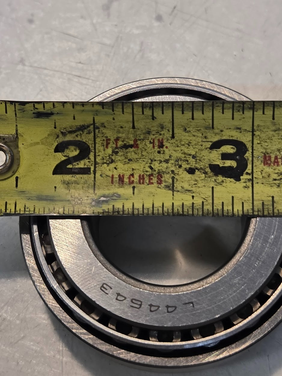 4 Quantity of Tapered Roller Bearings L44643 - L44610 | 1" Bore Diameter (4 Qty)