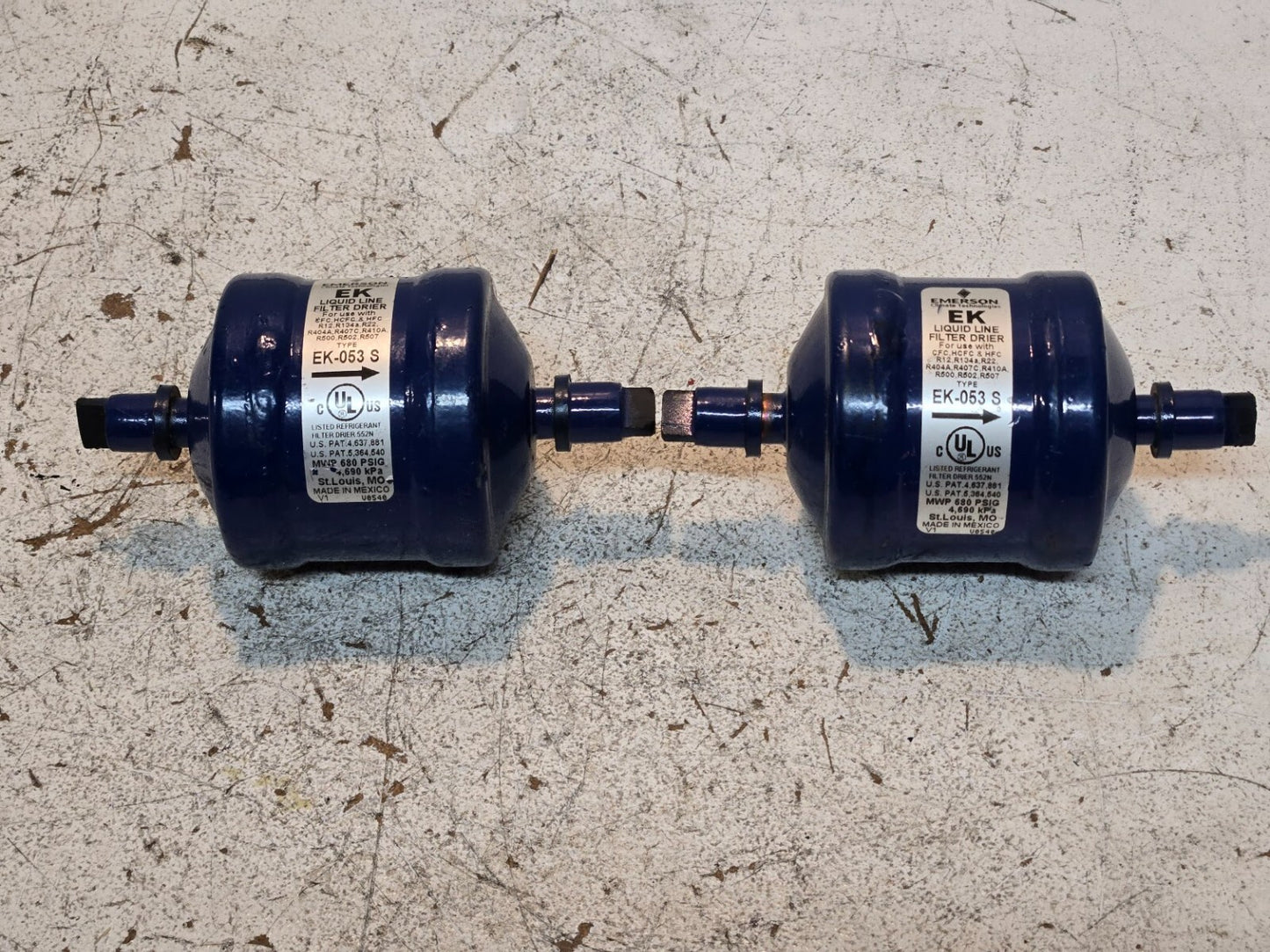 2 Quantity of Emerson EK Liquid Line Filter Driers EK-053 S (2 Quantity)