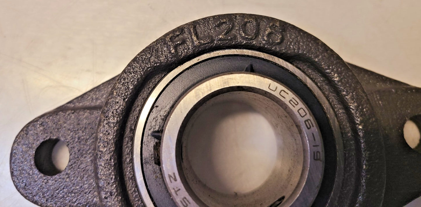 HLU 2-Bolt Flange Bearing 1-3/16" | FL206 | UC206-19