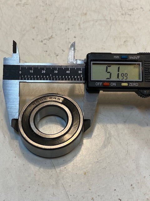 17 Quantity of Radial Ball Bearings 6205-2RS-1 | 52x25x15mm (17 Quantity)