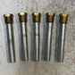 5 Qty of Zinc Anodes 3-3/4" Length 17mm Hex 13mm OD (5 Quantity)