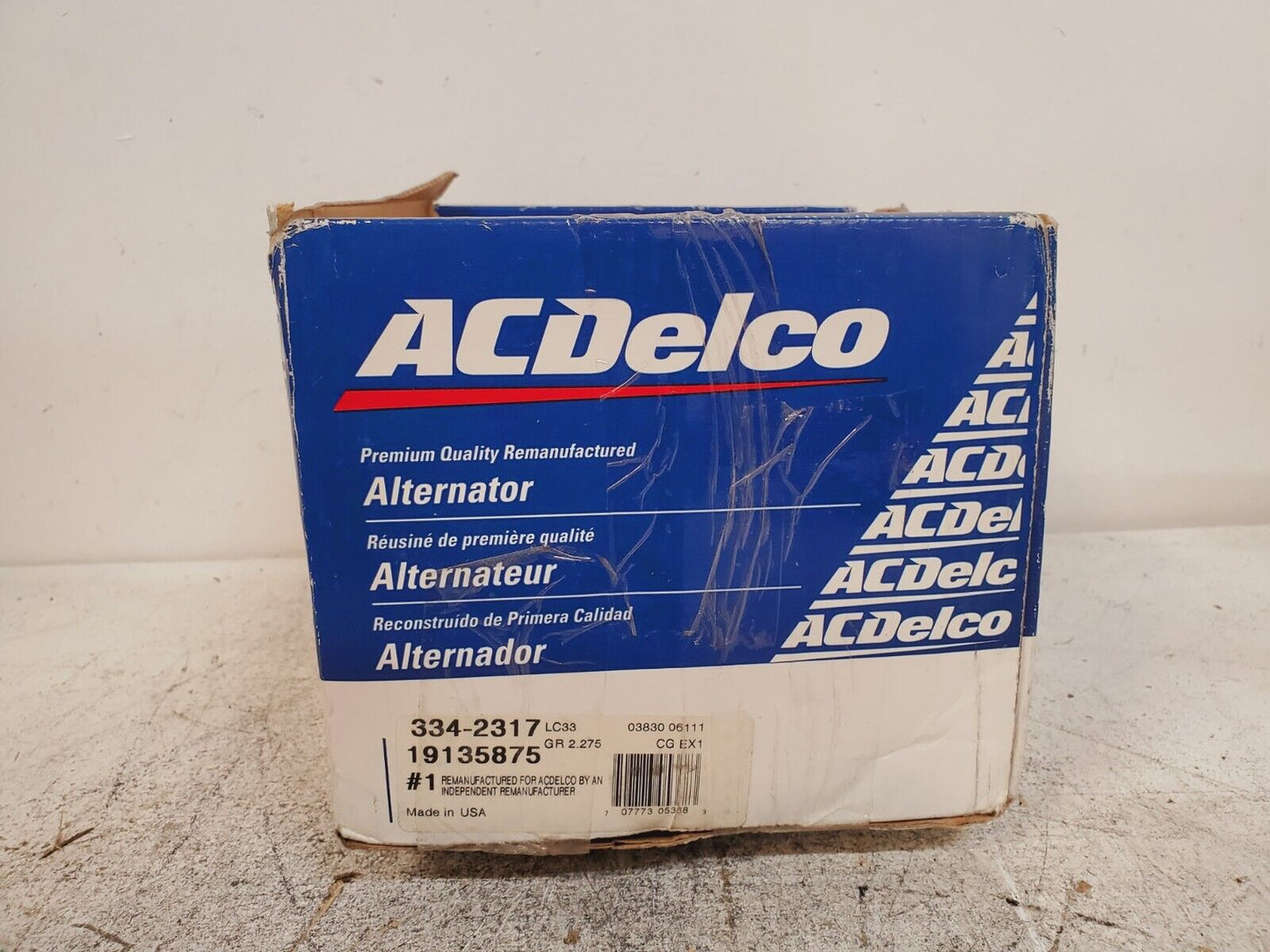 ACDelco Remanufactured Alternator 334-2317 | 19135875 | 06111