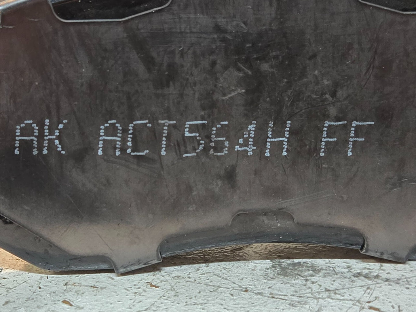 Brake Pad Set AK ACT564H FF | A292OCE1