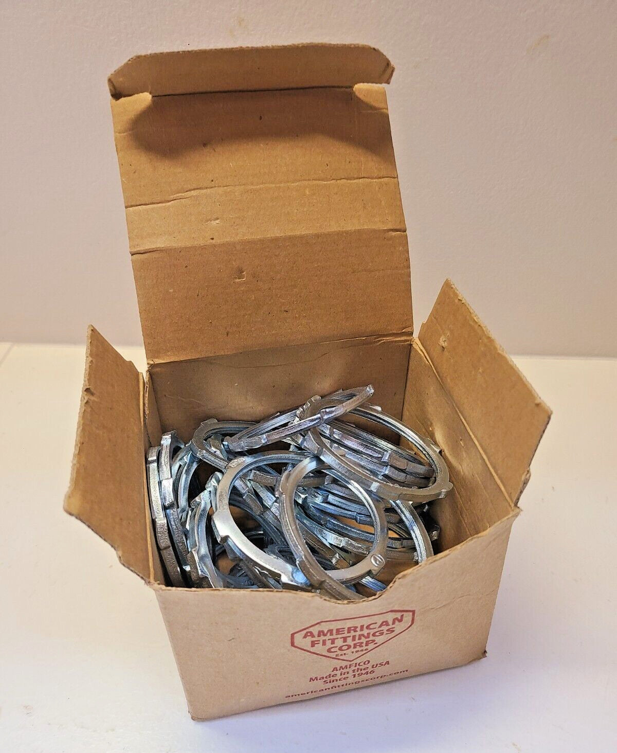 25 Qty. of American Fittings Corp 2" Steel Locknuts LN200L (25 Qty)