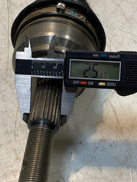 CV Axle Shaft 4670605AB 326691-1 VIB22F8 | 24-1/2" Long 20mm Thread 25-Spline