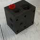 Hydraulic Manifold Block 3-1/4" x 4-1/8" x 4"