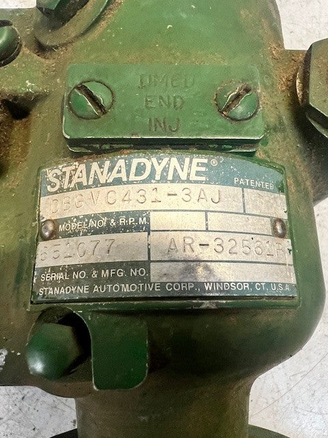 Standyne Diesel Fuel Injection Pump 651077 | DBGVC431-3AJ | AR-32561R