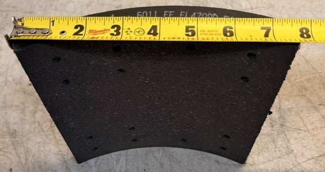 Set Of 4 Abex EL4709D-5165-2 Friction Drum Brake Shoe Lining Heavy Duty