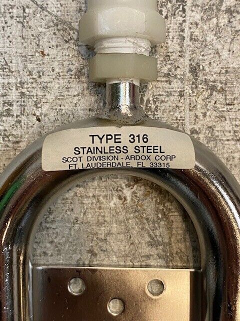 Anti Siphon Valve Vented Loop Type 316 Stainless Steel 16mm Bore 19mm OD