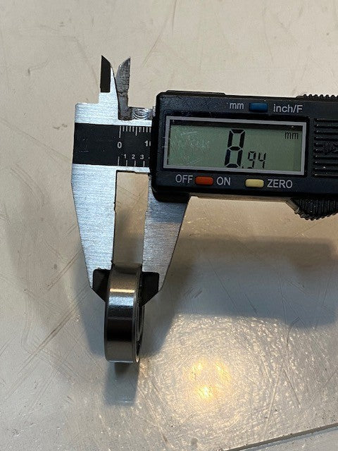 30 Quantity of Deep Groove Sealed Ball Bearings 6200RS 10x30x9mm (30 Quantity)