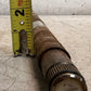 Metal Rear Axle Shaft 21-3/8In Heavy Equipment Industrial Drivetrain Unit