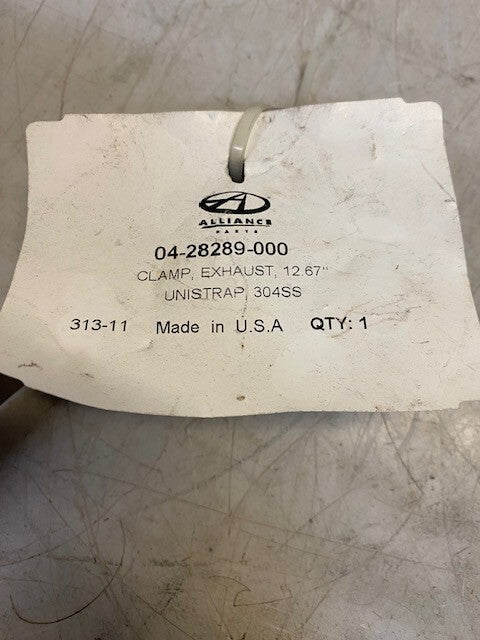 Alliance 04-28289-000 Filter Mounting Bracket - Stainless Steel, 1.8 mm THK