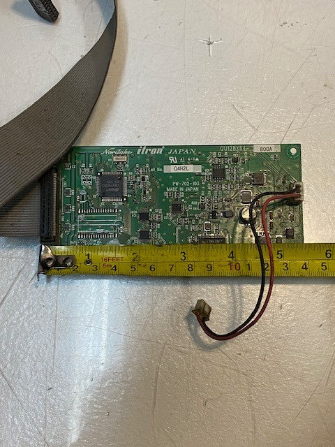 Noritake Itron GU128X64-800A Vacuum Fluorescent Graphic Display Module USED
