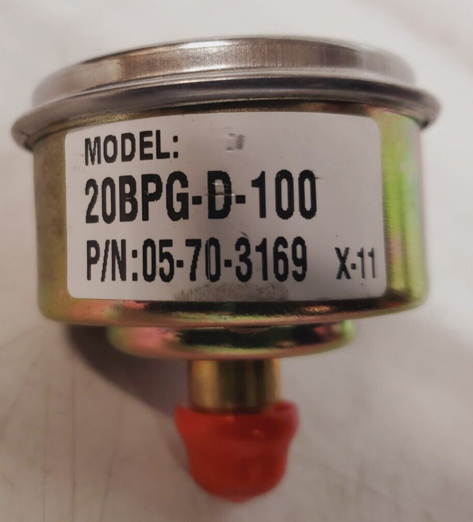 Pressure Murphygage 20BPG-D-100 | P/N 05-70-3169 | X-11