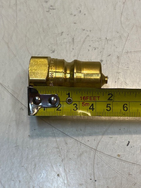 2 Quantity of Parker BH4-61 Valved Hydraulic Quick Connect Nipple (2 Quantity)