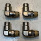 4 Quantity of 90-Degree Swivel Macroline Elbow Fittings 1/2-N (4 Quantity)