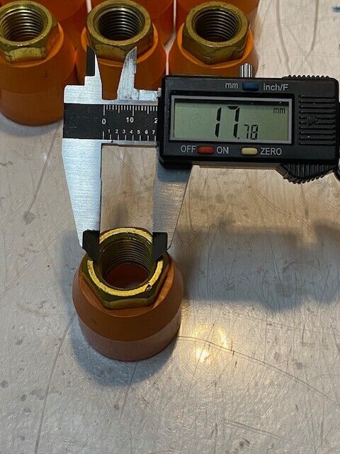 9 Quantity of Spears FlameGuard CPVC-41 SCH-40 3/4" x 1/2" Brass Thread (9Qty)